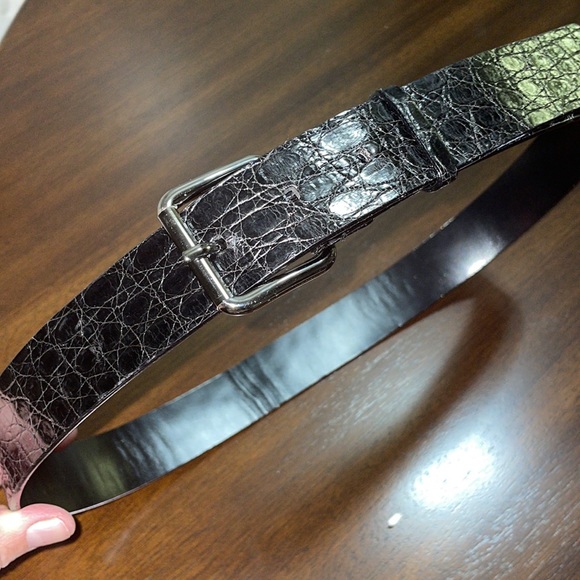 Authentic Gucci crocodile belt (unisex) - Picture 16 of 16